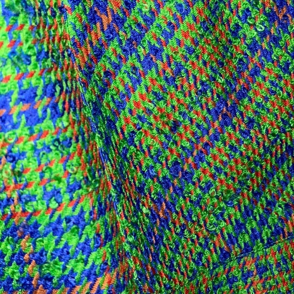 🎉🎉HOST PIC🎉🎊Vintage Christian Dior Tweed Houndstooth MultiColor Blazer🔥N… - Picture 4 of 13